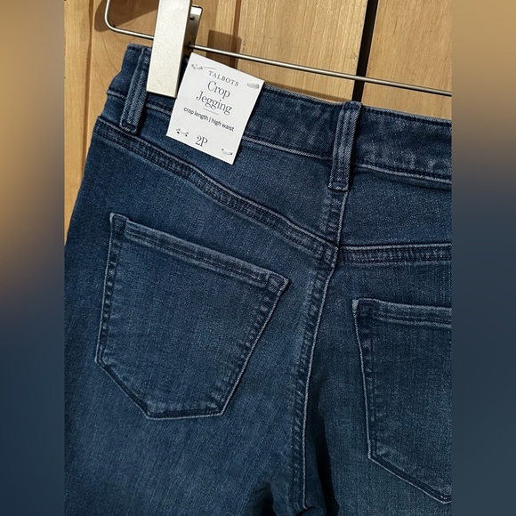 NWT Talbots Petite Dark Blue Stretch Ankle Jeans Size 2P - Picture 6 of 7